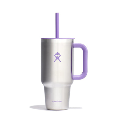 Hydro Flask Travel Tumbler 40oz - Stainless Steel Violet