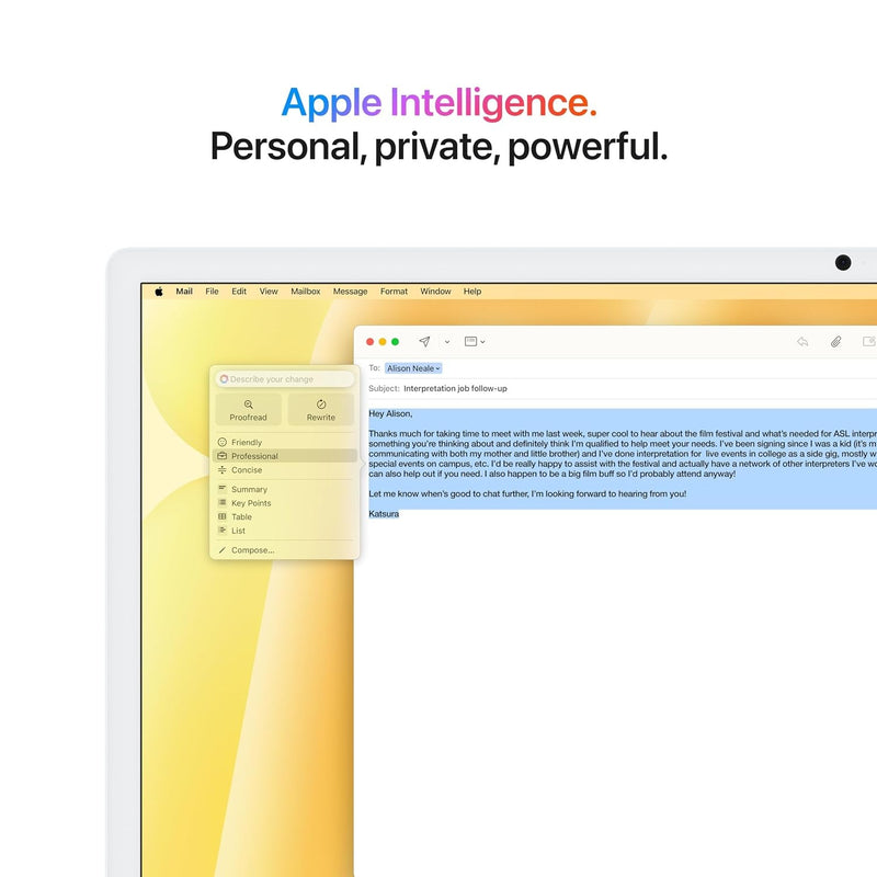 Apple iMac 24 M4 - Yellow (2024)