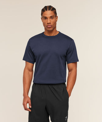 Gymshark Off Duty T-Shirt - Heavy Blue