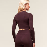 Gymshark Everyday Top corto de manga larga sin costuras