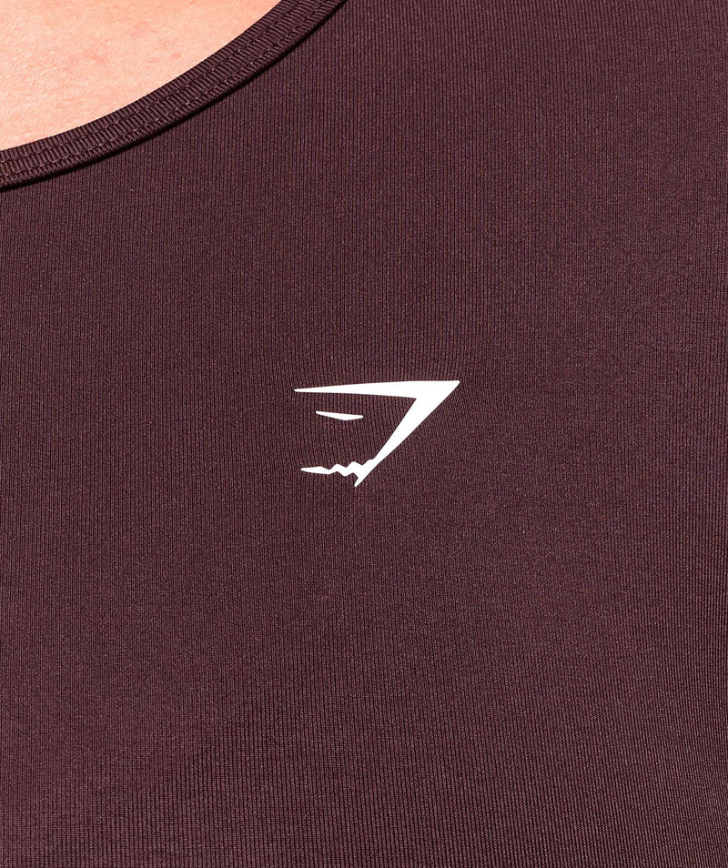 Gymshark Everyday Top corto de manga larga sin costuras