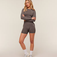 Gymshark Everyday Top corto de manga larga sin costuras