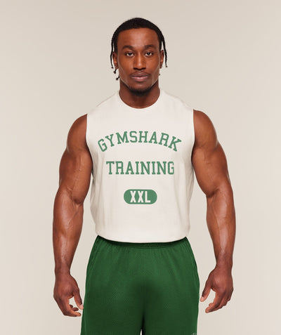 Gymshark Gymshark Training Graphic Tank - Soft White