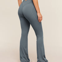 Gymshark Leggings acampanados con espalda cruzada