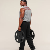 Gymshark Power Cut Off Tank - Charcoal Core Marl