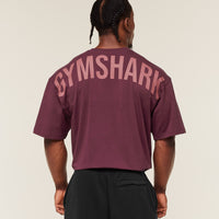 Gymshark Power T-Shirt - GS Impact Burgundy