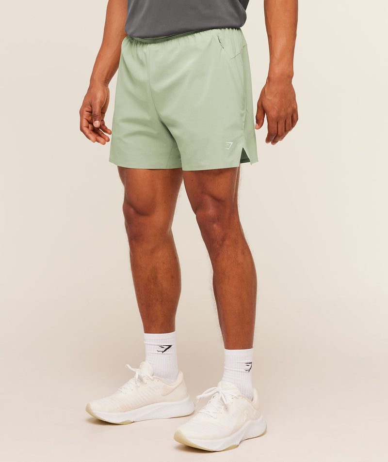 Gymshark Evolve 5" Short - Haze Green