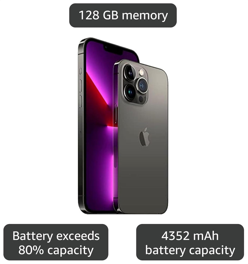 Apple iPhone 13 Pro Max 128GB (Reacondicionado) - Grafito