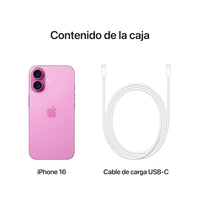 Apple iPhone 16 128GB (Renovado) - Rosa