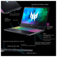 Laptop Gaming Acer Predator Helios 300 15.6" 16GB RAM 512GB SSD