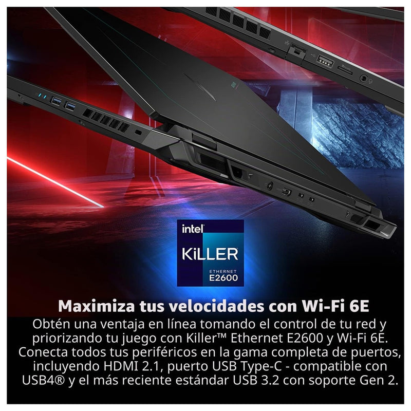 Acer Nitro 16 Laptop Gamer Ryzen 7 7840HS RTX 4060 Pantalla IPS WUXGA 165Hz 16" 16GB DDR5 1TB SSD WiFi 6E