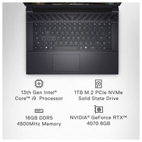 Dell Laptop para Juegos G16 7630 Pantalla QHD+ 240Hz 3ms 16 Pulgadas Intel Core i9-13900HX 16GB DDR5 RAM 1TB SSD NVIDIA RTX 4070 Windows 11