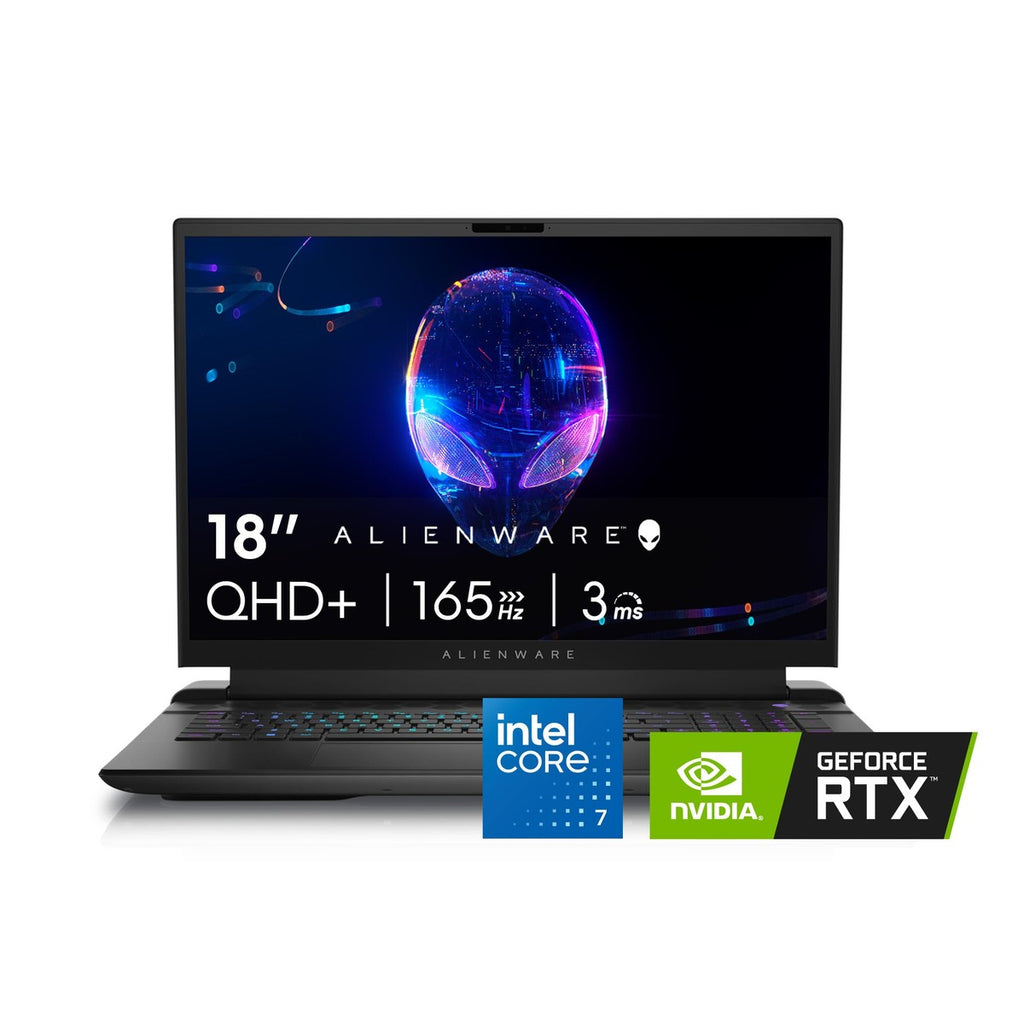 Alienware Laptop M18 R2 - Pantalla QHD+ 165Hz 45.7 cm, Intel Core i7-14700HX, 16GB RAM, 1TB SSD, NVIDIA RTX 4070