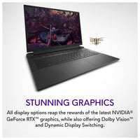Alienware Laptop M18 R2 - Pantalla QHD+ 165Hz 45.7 cm, Intel Core i7-14700HX, 16GB RAM, 1TB SSD, NVIDIA RTX 4070