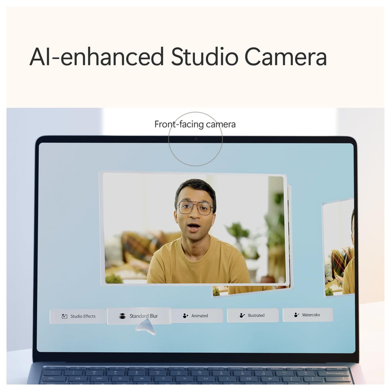 Microsoft Surface Laptop 2024, Windows 11 Copilot+, Pantalla Táctil 13.8", Snapdragon X Plus, 16GB RAM, 512GB SSD, Zafiro