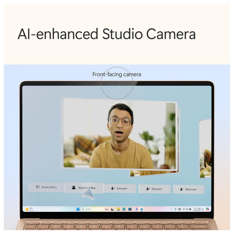 Microsoft Surface Laptop (2024) Windows 11 Copilot+ 13.8" Snapdragon X Elite 16GB RAM 1TB SSD Duna