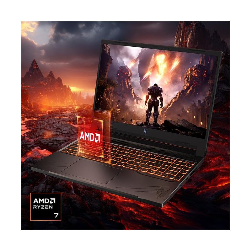 Acer Nitro V Laptop Gaming | Ryzen 7 8845HS | RTX 4060 GPU | 16" IPS 165Hz Display | 16GB DDR5 | 1TB SSD | Wi-Fi
