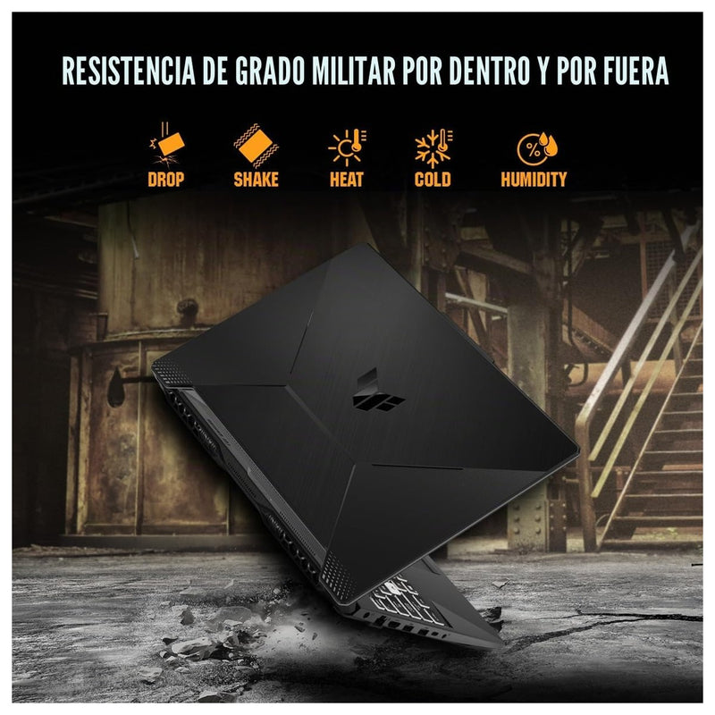 Asus Tuf Gaming A15 Laptop Para Juegos, Fhd 15.6", Ryzen 5, 8gb Ram, Ssd 512gb, Wifi 6, Windows 11, Grafito Negro