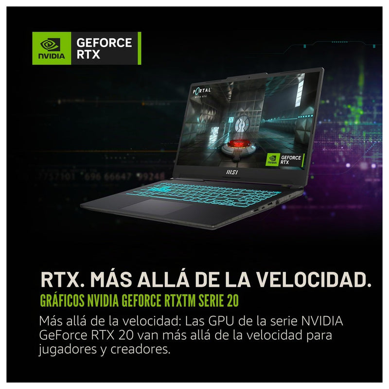 Msi Cyborg 15 Laptop: Intel Core I5, Rtx 2050, 15.6" Fhd, 144Hz, 16Gb Ram, 512Gb Ssd, Usb-C, Windows 11