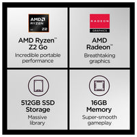 Lenovo Legion Go S 2025 - PC Portátil Para Juegos, 8" WUXGA 120Hz, 16GB RAM, 512GB SSD, AMD Ryzen Z2 go, Blanco Glaciar