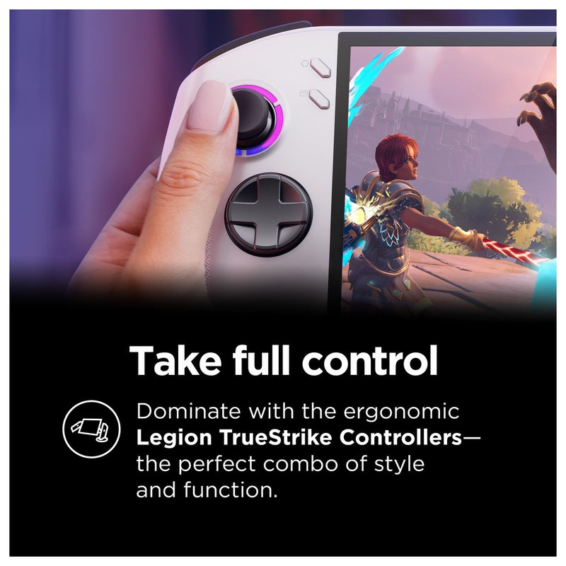 Lenovo Legion Go S 2025 - PC Portátil Para Juegos, 8" WUXGA 120Hz, 16GB RAM, 512GB SSD, AMD Ryzen Z2 go, Blanco Glaciar