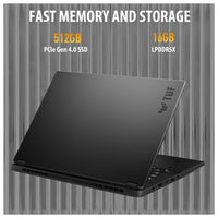 Asus TUF Gaming A14 Copilot+ Laptop Gamer, Ryzen 7, RTX 4050, 16GB RAM, 512GB SSD, Windows 11, Wi-Fi 6E, Teclado Retroiluminado