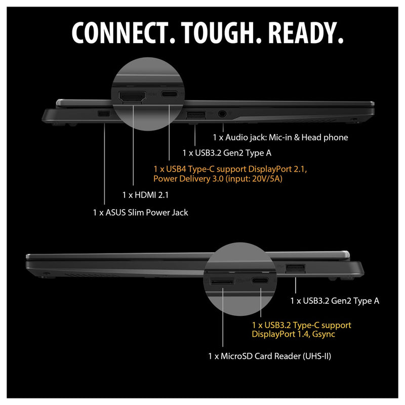 Asus TUF Gaming A14 Copilot+ Laptop Gamer, Ryzen 7, RTX 4050, 16GB RAM, 512GB SSD, Windows 11, Wi-Fi 6E, Teclado Retroiluminado