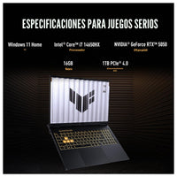 Asus TUF Gaming F16 16" FHD+ 165HZ Intel I7 16GB RAM 1TB SSD RTX 5050