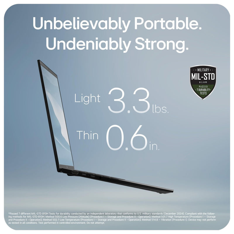 Lg Gram Pro 17" Intel Core Ultra9 32gb Ram 2tb Ssd Windows 11 Negro