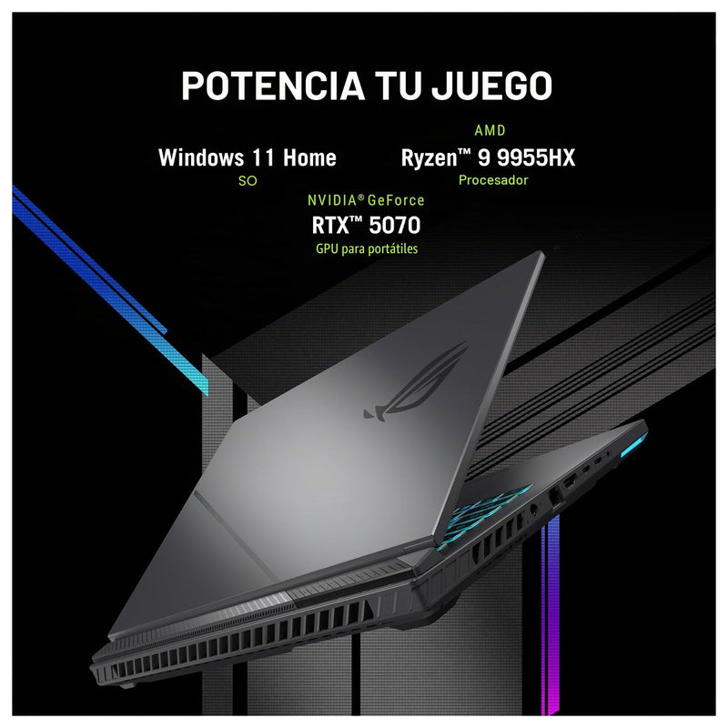 Asus ROG Laptop Gamer Strix G16 G614FP-DS96 16" 32GB 1TB Ryzen 9 RTX 5070