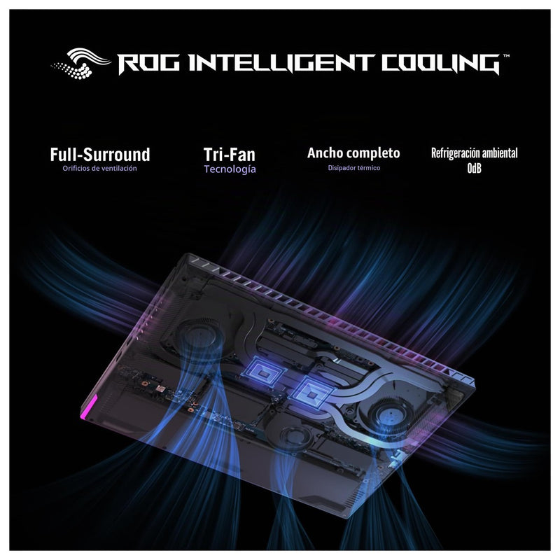 Asus ROG Laptop Gamer Strix G16 G614FP-DS96 16" 32GB 1TB Ryzen 9 RTX 5070