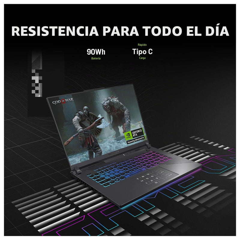 Asus ROG Laptop Gamer Strix G16 G614FP-DS96 16" 32GB 1TB Ryzen 9 RTX 5070