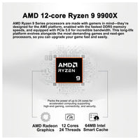PC de escritorio para juegos MSI Aegis ZS2 con AMD Ryzen 9 9900X, 32GB RAM, 4TB SSD, GeForce RTX 5070, refrigeración líquida