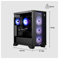 MSI Aegis R2 AI 2nd Gaming Desktop Intel 24-core Ultra 9, 64GB RAM, 4TB SSD, GeForce RTX 5070 Ti, 5Gb LAN, Wi-Fi 7