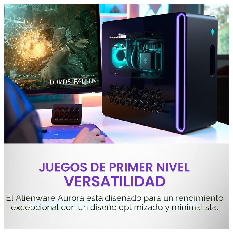 Alienware Aurora Gaming Desktop con Intel Core Ultra 9, NVIDIA RTX 5080, 32GB RAM y SSD 1TB