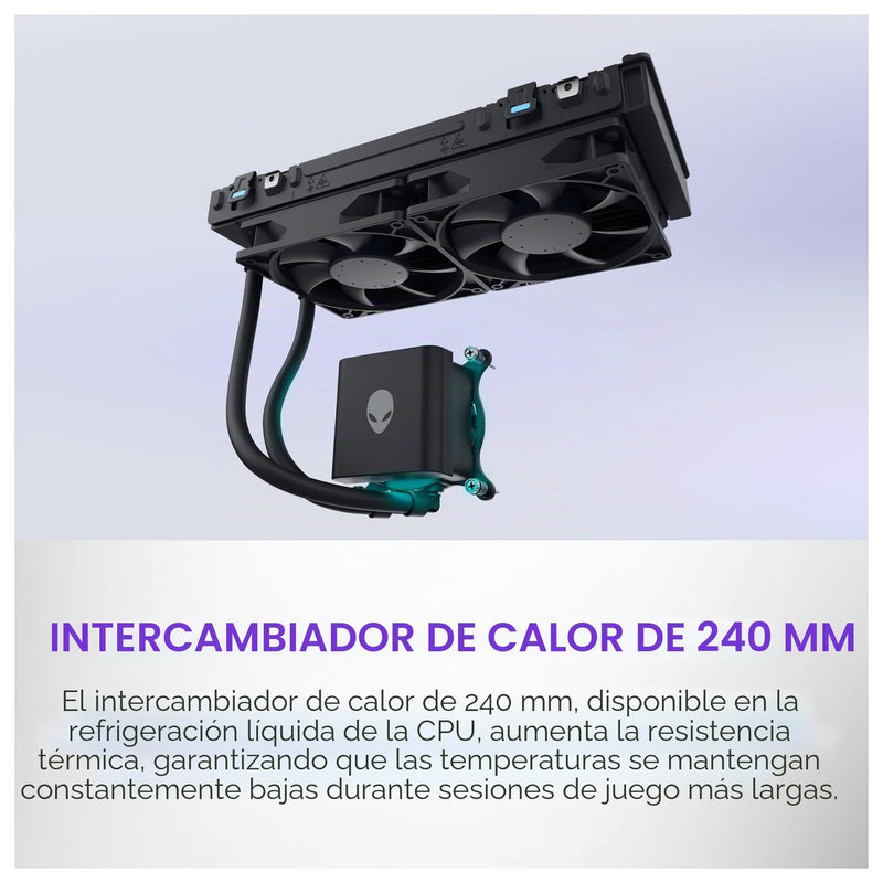 Alienware Aurora Gaming Desktop con Intel Core Ultra 9, NVIDIA RTX 5080, 32GB RAM y SSD 1TB