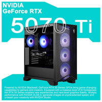 MSI Aegis R2 AI: Torre para juegos con Intel Ultra 9, 32GB RAM, 2TB SSD, RTX 5070 Ti, Wi-Fi 7 y PSU 80+ Gold con accesorio ICP