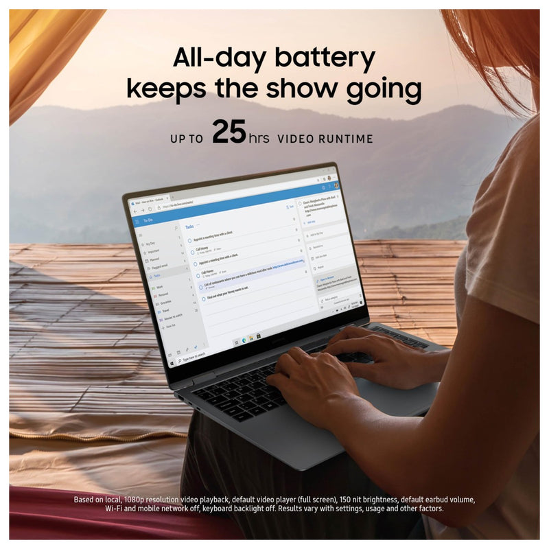 Samsung Galaxy Book5 Pro 360 Copilot+ PC, computadora AI con procesador Intel Core 7 Ultra, pantalla táctil 3K AMOLED, S Pen, 120Hz, Dolby Atmos