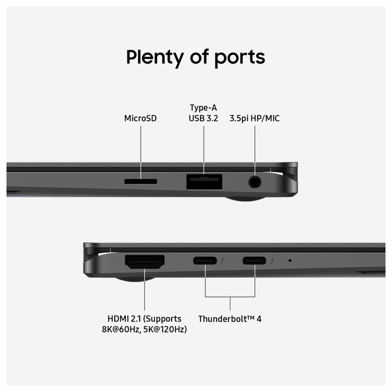 Samsung Galaxy Book5 Pro 360 Copilot+ PC, computadora AI con procesador Intel Core 7 Ultra, pantalla táctil 3K AMOLED, S Pen, 120Hz, Dolby Atmos