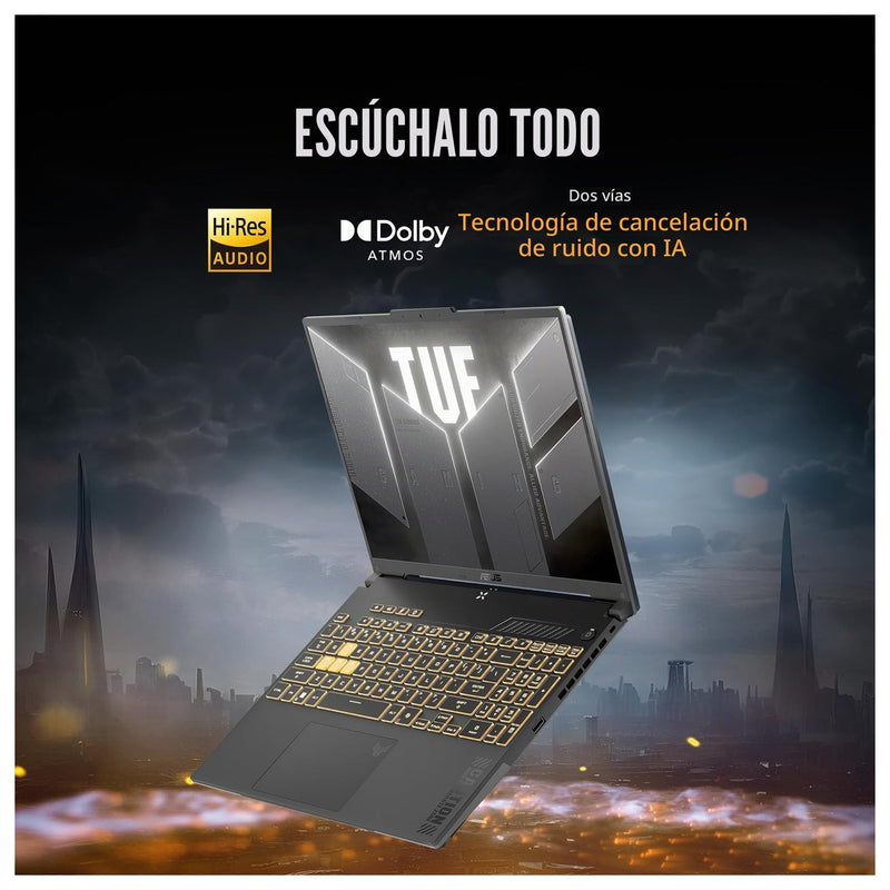 Asus TUF Gaming F16 FX607VU-ES51,16" 144HZ Intel Core 5 8GB RAM 512GB SSD RTX4050