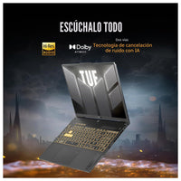 Asus TUF Gaming F16 FX607VU-ES51,16" 144HZ Intel Core 5 8GB RAM 512GB SSD RTX4050