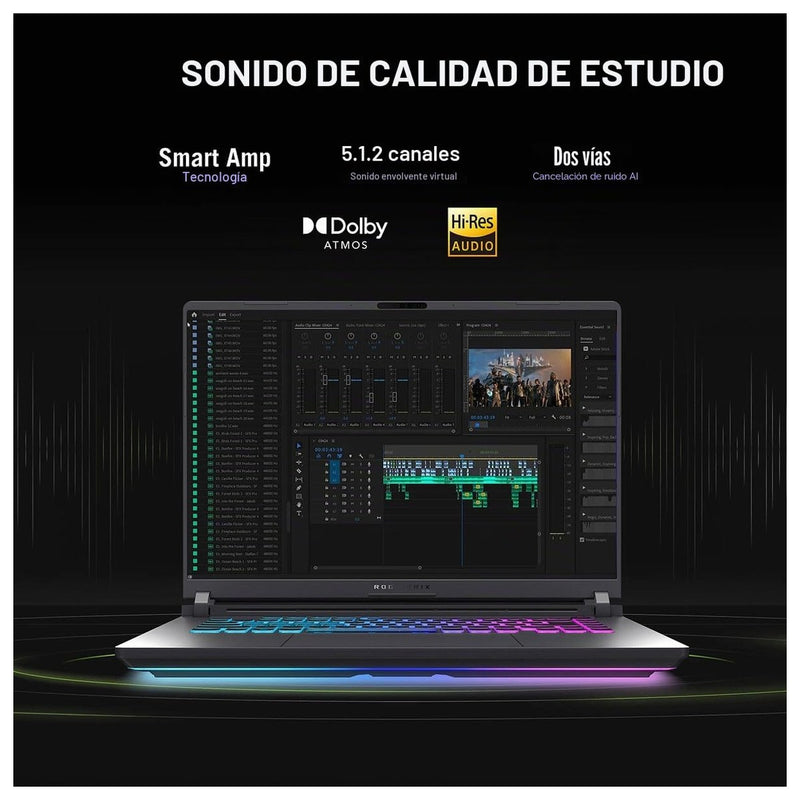 Asus Rog Strix G16 Laptop Gamer Intel Core I5 Nvidia Rtx 5050 16Gb Ram 1Tb Ssd Eclipse Gris