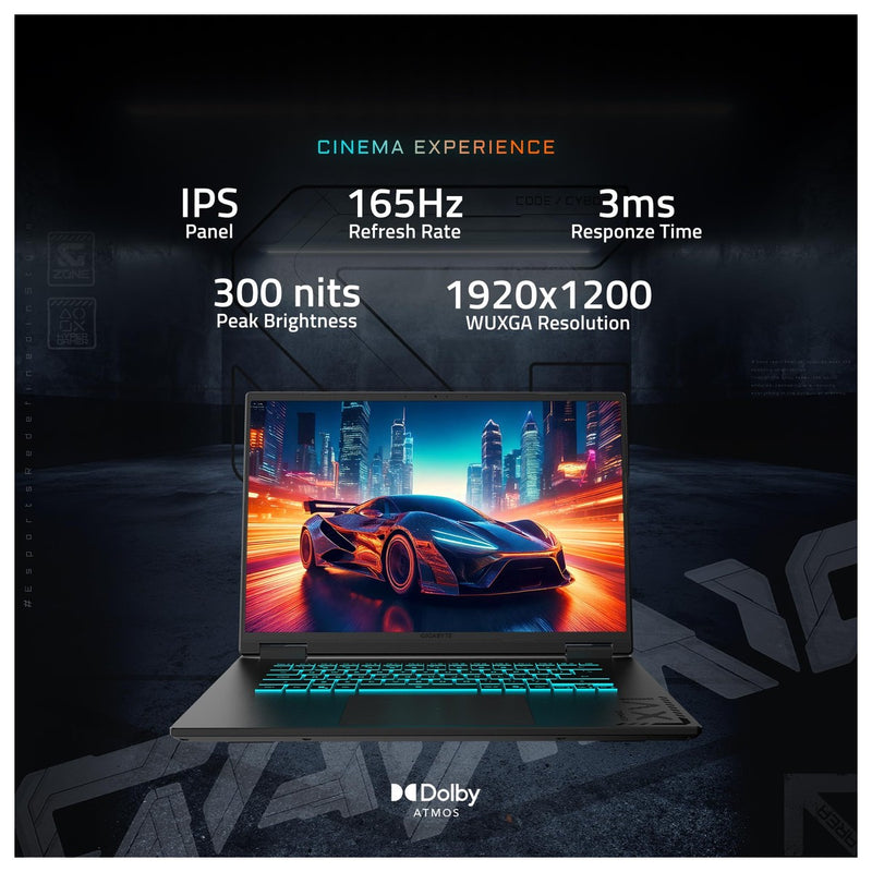 Gigabyte A16 Gaming Rtx 5070 I7 32gb Ram 165hz 1tb Ssd