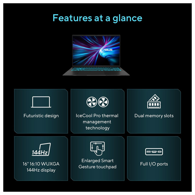 Asus Rog Laptop Gamer V3607vm-Ds79 Pantalla Vivid 16"
