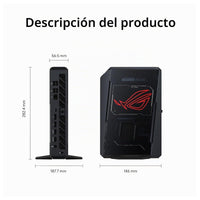 Mini PC para juegos ROG NUC (2025) con CPU Intel Core Ultra 7, NVIDIA GeForce RTX 5060, 32GB RAM, 1TB SSD, Thunderbolt 4 y RGB