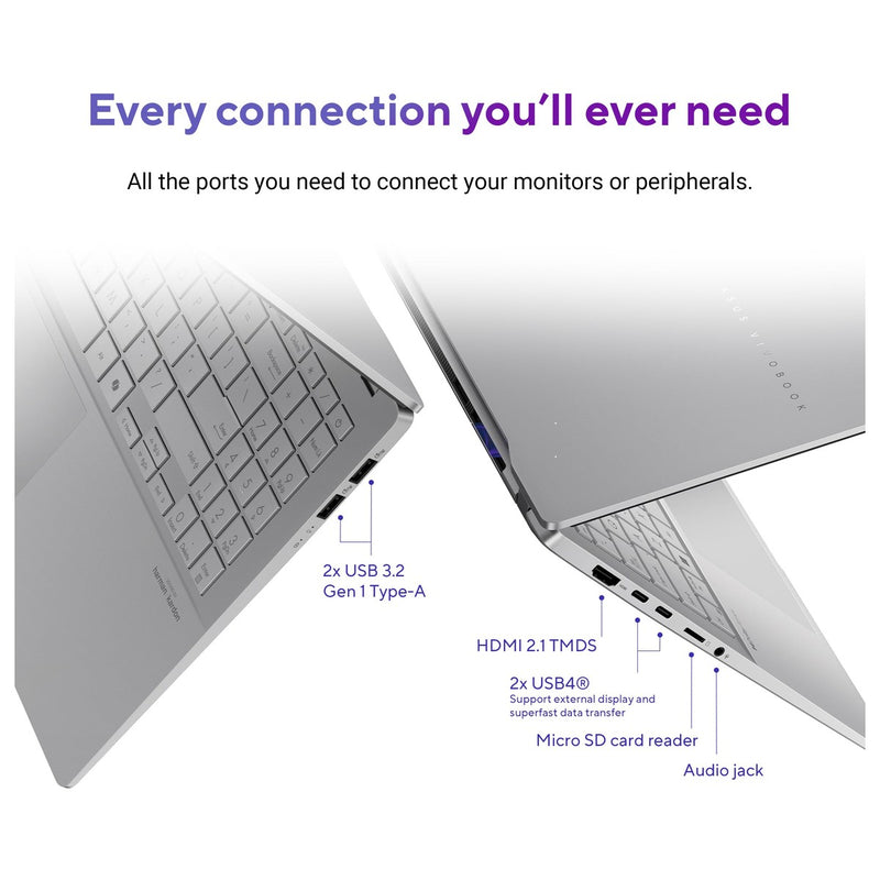 Asus Vivobook S 15 Laptop, Snapdragon X Elite, 16gb Ram, 1tb Ssd, Windows 11 Home