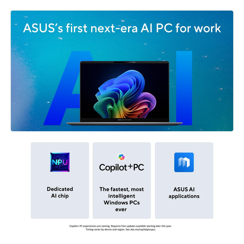 Asus Expertbook P5 Intel Core Ultra 7 32GB RAM 1TB SSD 144Hz Pantalla 14" Lector De Huellas