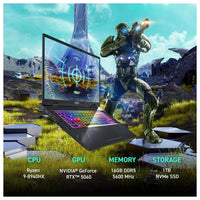 Laptop Gamer Msi Crosshair A16 Hx, Ryzen 9, Rtx 5060, 16gb Ddr5, 1tb Nvme Ssd, Pantalla Qhd+ 240hz, Windows 11