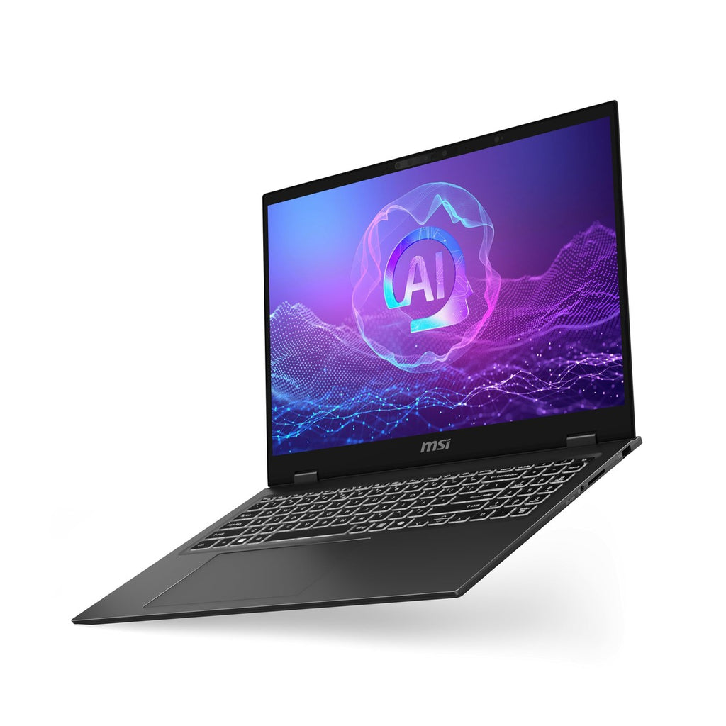 Msi Prestige 16 Ai+ Evo 16" Uhd+ Oled Laptop Intel Core Ultra 7 Intel Arc 16gb Ddr5 1tb Nvm Ssd Hdmi Wi-Fi 7 Win 11 Home