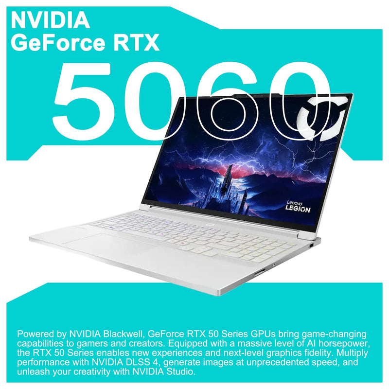 Lenovo Legion 7i Gaming Laptop OLED Intel 20-core 32GB RAM 2TB SSD GeForce RTX 5060 Wi-Fi 7